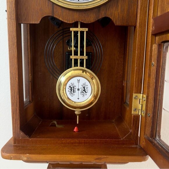 Vintage D&A 31-Day Silent Pendulum Wall Clock Parlor Clock With Key NOT WARNING - Picture 5 of 14